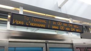 Extremely precise timings for the terminal train!